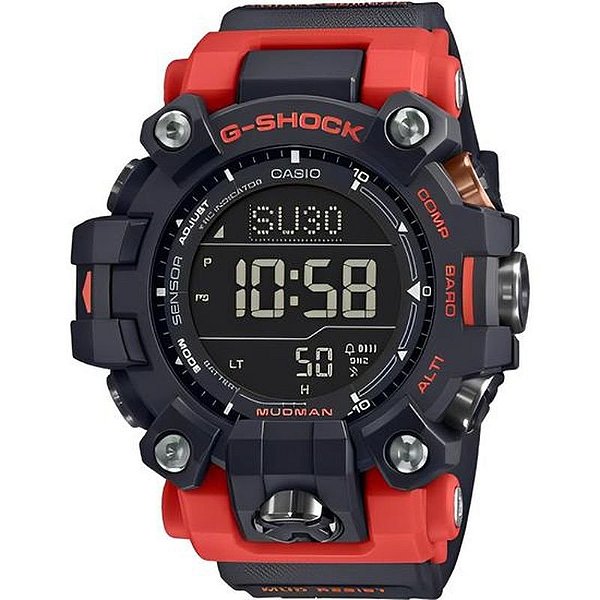 Relógio Casio G-Shock Gw-9500-1A4Dr Digital - Preto E Laranja Resistente À Água