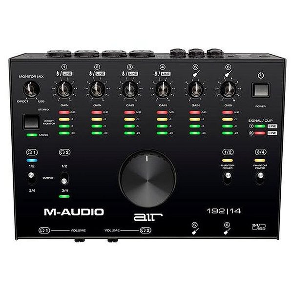 Interface de Áudio USB M-Audio Air 192 | 14 canais para gravação profissional