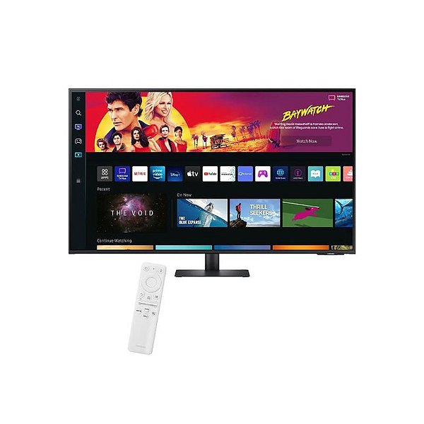Monitor Inteligente Samsung 43 4K Ultra Wide 21:9 - Wi-Fi, HDMI, 60Hz, 4ms GTG