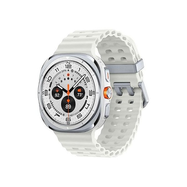 Relógio Inteligente Samsung Galaxy Watch Ultra SM-L705F - LTE, Wi-Fi, Bluetooth, GPS, 47MM, Branco Titânio
