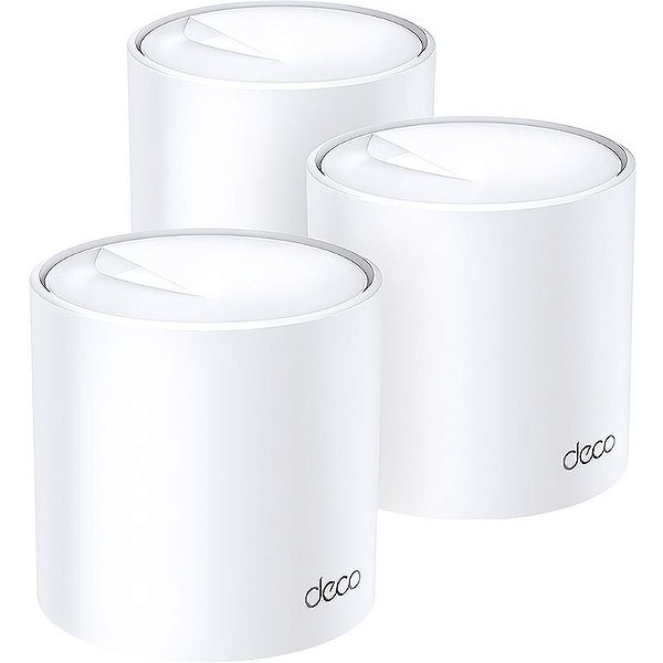 Rede Mesh Tp-Link Deco X60 Ax5400 - 3 Unidades