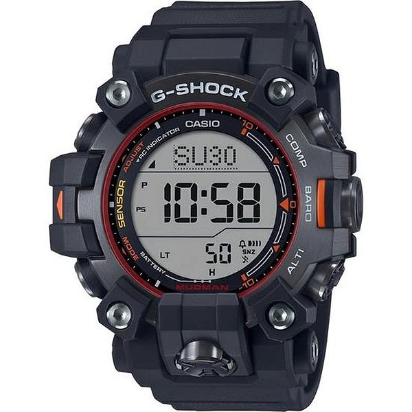 Relógio Digital Masculino Casio G-Shock Gw-9500Mec-1Dr Preto E Laranja