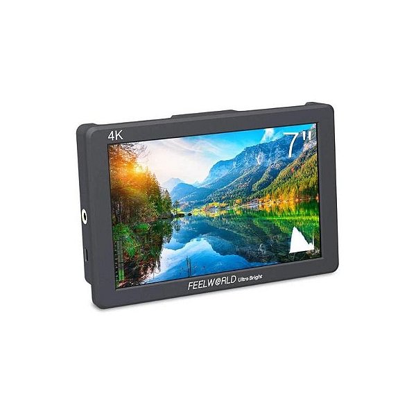 Monitor Feelworld P7 4K - Tela Profissional para Produção de Vídeo e Imagem
