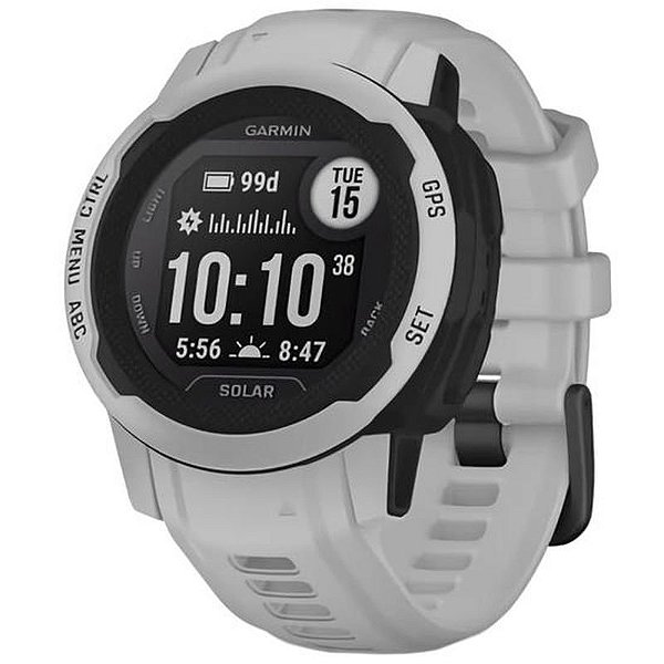 Relógio Smartwatch Garmin Instinct 2S Solar - Cinza Claro (Modelo 010-02564-01)