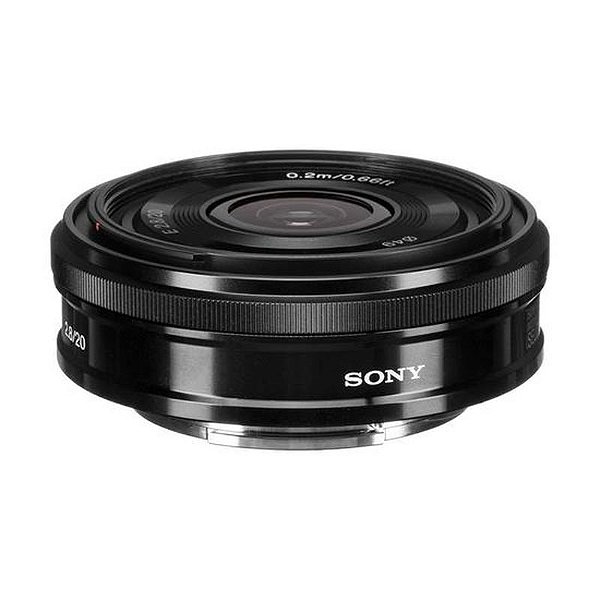 Lente Sony Sel 20Mm F/2.8 - Grande Angular Com Abertura Rápida Para Câmeras Sony