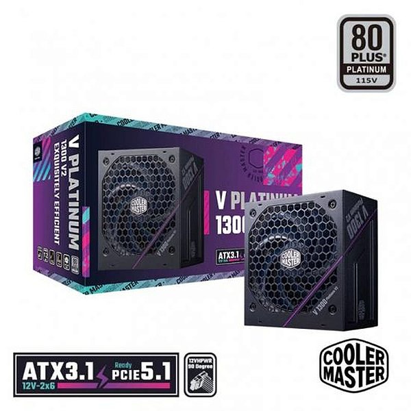 Fonte MSI Meg AI1300P 1300W 80PLUS Platinum ATX3.0 PFC Ativo 5.0