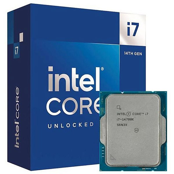 Processador Intel Core i7-14700K LGA 1700, 5.6GHz, 33MB de Cache - Desempenho Avançado