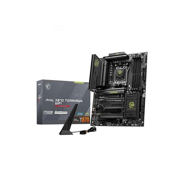 Placa Mãe MSI MAG Tomahawk X870 AM5 DDR5 com Wi-Fi e HDMI