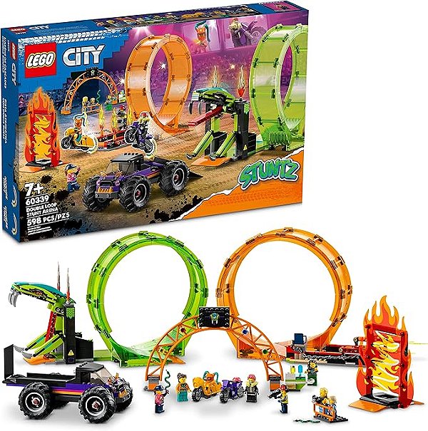 Lego City 60339 598 Peças Pista Dupla de Acrobacias