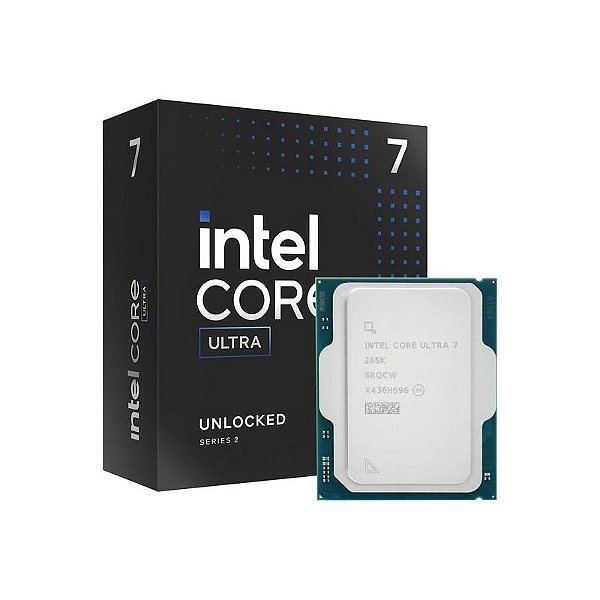 Processador Intel Core Ultra 7 265K, Soquete LGA 1851, 30MB Cache