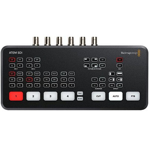 Switcher Blackmagic Atem Sdi - Controlador De Vídeo Profissional