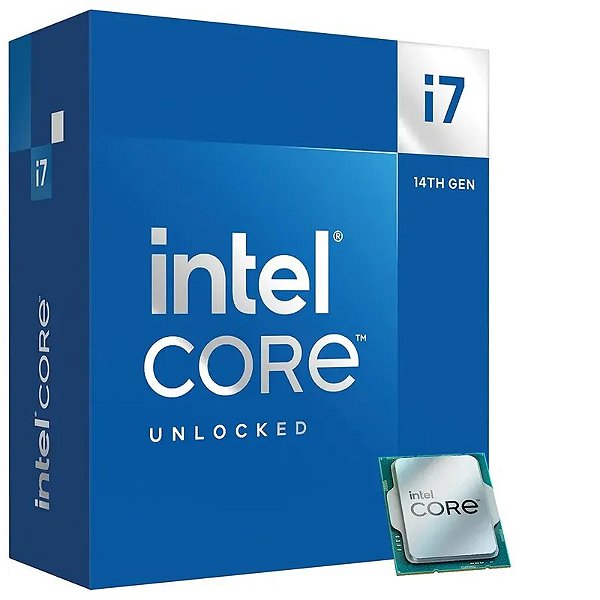Processador Intel Core I7-14700K Lga1700 3,40Ghz 33Mb Cache Sem Cooler