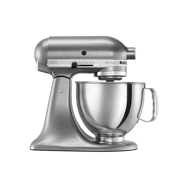 Batedeira Planetária Kitchenaid KSM150PSCU 300W 4.8L 10 Velocidades Prata 120V