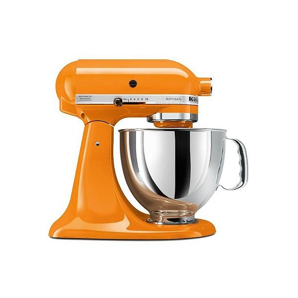 Batedeira Kitchenaid KSM150PSTG 10 Velocidades 300W 4.8L 120V Cor Tangerina