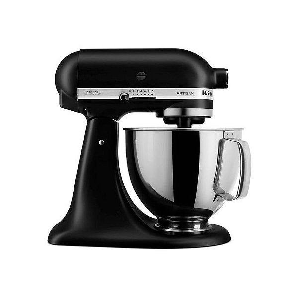 Batedeira Kitchenaid KSM150PSBM 10 Velocidades 300W 4.8L Preto Fosco 120V