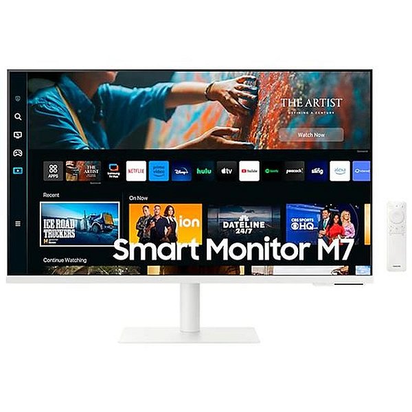 Monitor Samsung M7 27" 4K Smart com Alexa, Dex, Wi-Fi e Bluetooth - LS27CM701UNXZA