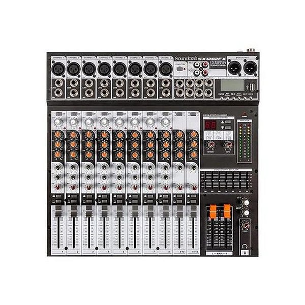 Mixer Analógica Profissional Soundcraft SX 1202Fx