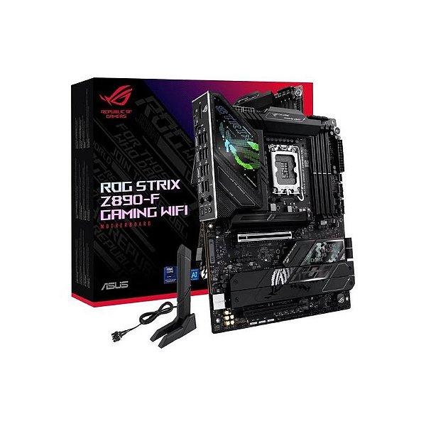Placa Mãe Asus ROG Strix Z890-F Gaming Wi-Fi LGA 1851 / DDR5 - Alta Performance