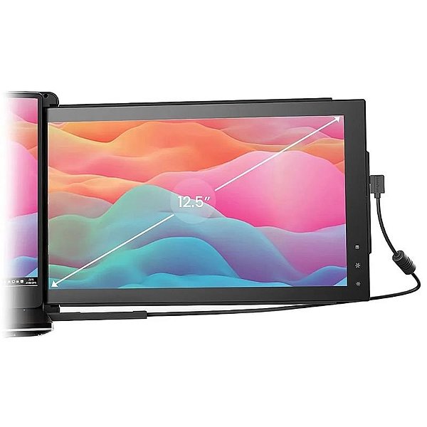 Monitor Extensão Móvel para Notebook Mobile Pixels Trio Preto 12,5" (101-1003P02)