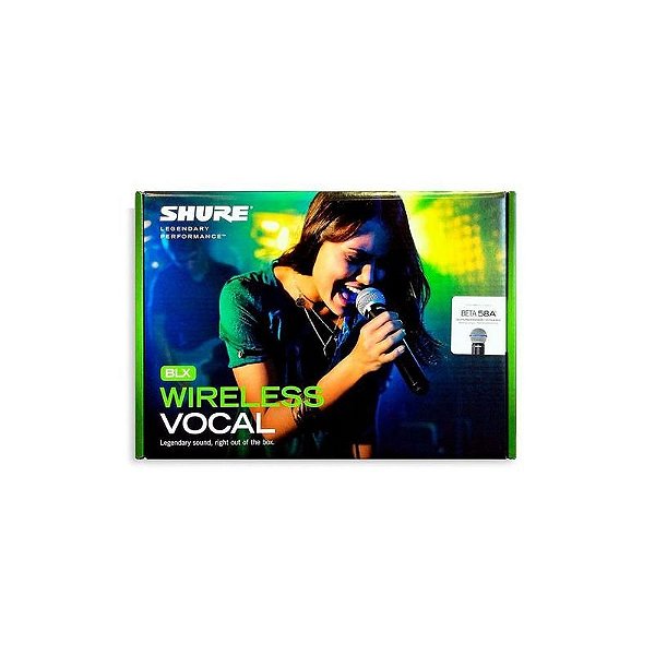 Microfone Shure Blx24/B58-M15