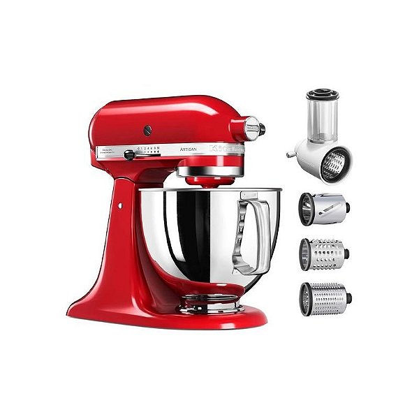 Batedeira KitchenAid KSM150FBER com Acessórios KSMVSA - Vermelho Imperial 110V