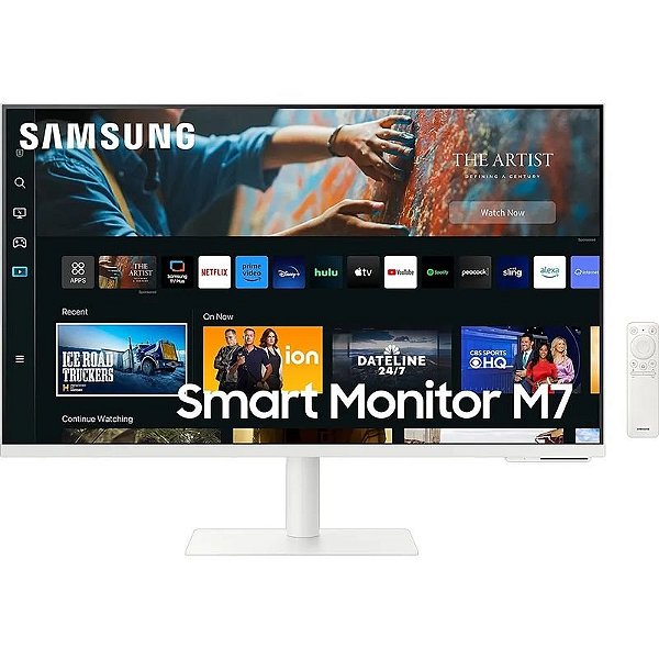 Monitor Samsung Smart LED 27 M7 M70C LS27CM701UNXZA 4ms 60Hz 4K UHD HDMI USB