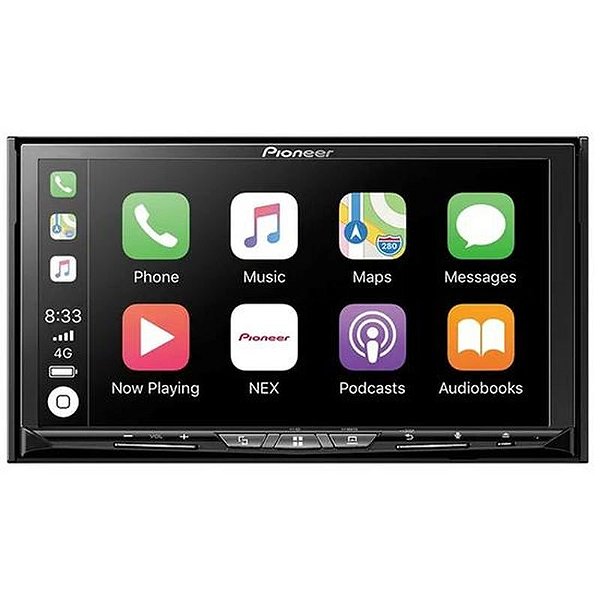 Receptor Multimídia Automotivo Pioneer AVH-Z9250BT Touchscreen 7 Bluetooth/USB Preto