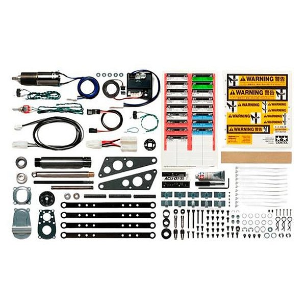 Conjunto de Atuadores Elétricos Tamiya para Caminhão 1/14 (Betoneira) 56545