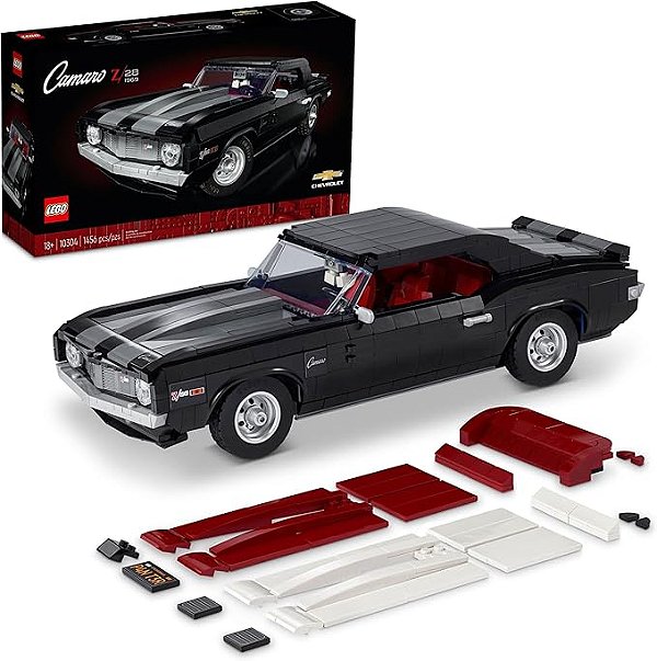 Lego 10304 Chevrolet Camaro Z 28 1969 1.456 Peças