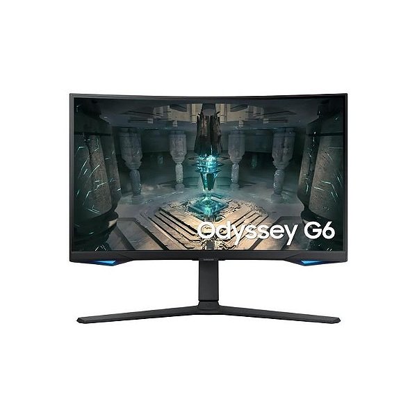 Monitor Samsung Odyssey G6 LS27BG652EN 27 QHD LED 240Hz 1ms - Preto para Gamer
