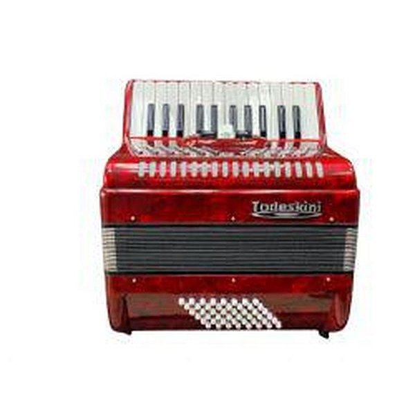 Gaita Acordeon Todeskini 48 Baixos 3 Registro