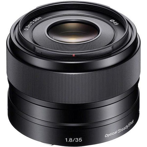 Lente Sony Sel 35Mm F/1.8 Oss - Acessório Profissional Para Fotografia De Alta Qualidade