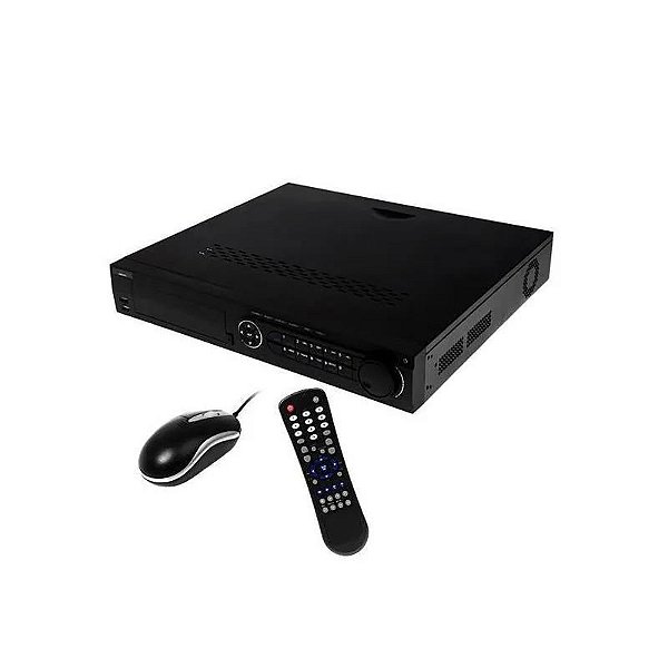 Sistema de Gravação Vídeo Vizzion 24 Canais HD Black