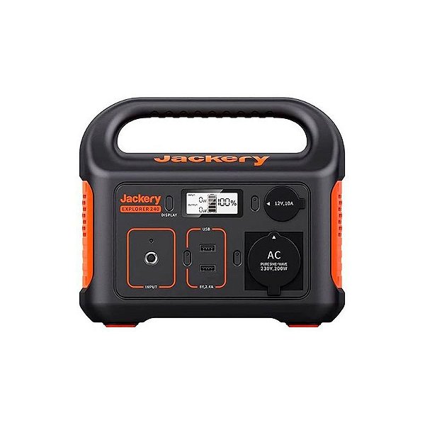 Central de Energia Portátil Jackery Explorer 240 - 200W - Modelo G0240E0200EH
