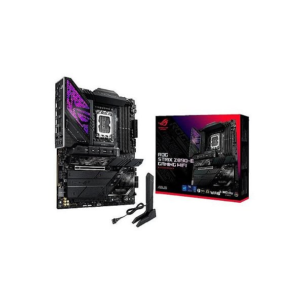 Placa Mãe Asus ROG Strix Z890-E Gaming WiFi DDR5 LGA 1851 Chipset Intel ATX