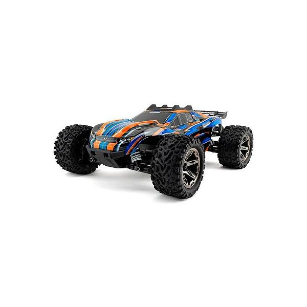 Carro RC Traxxas Rustler VXL 1/10 4WD BLX TQi TSM Laranja 67376-4