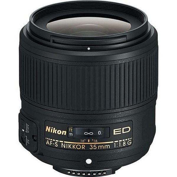 Lente Nikon Fx 35Mm F/1.8G Ed Para Câmeras Dslr