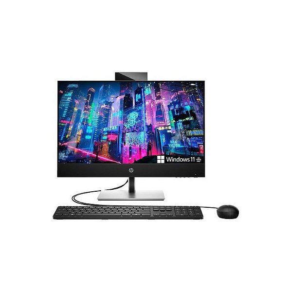 Computador All-in-One HP 440 G9 Pro - Intel Celeron G6900 - 4GB RAM - 256GB SSD - Preto