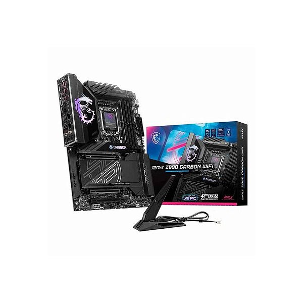 Placa Mãe MSI MPG Z890 Carbon Wi-Fi ATX LGA 1851 - Chipset Intel Z890, 4xDDR5