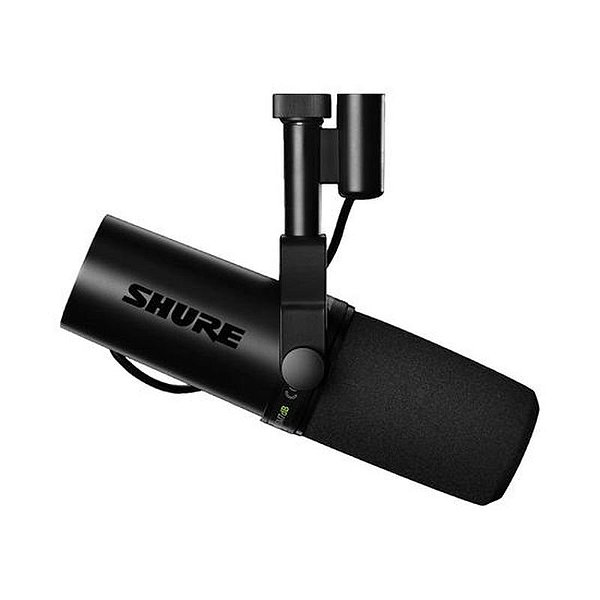 Microfone Dinâmico Shure SM7DB Profissional - Cor Preta