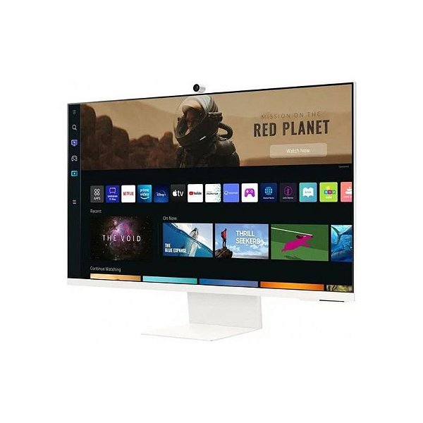 Monitor Samsung 32 LS32BM801ULXZB 4K Smart Branco - Slim Design