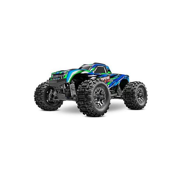 Carro RC Traxxas 1/10 Stampede VXL 4WD TQi TSM Verde 90376-4