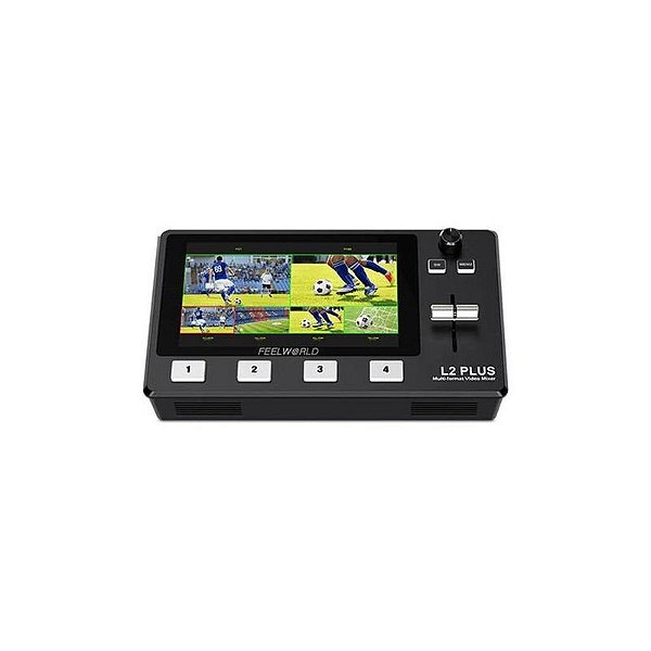 Switcher Feelworld Livepro L2 Plus - Controlador de Transmissão de Vídeo Profissional