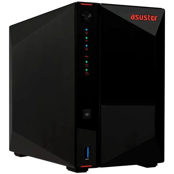 Servidor NAS Asustor AS5402T, Intel Celeron N5105, 4GB DDR4, USB e HDMI