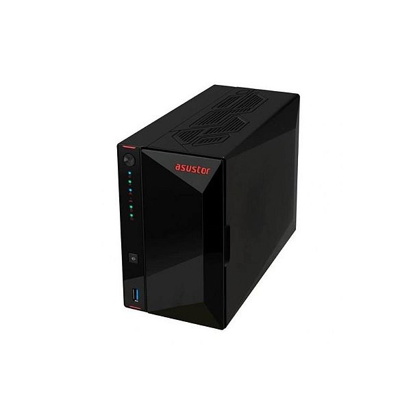 Servidor NAS Asustor AS5402T 2 Baias 4GB RAM com Conectividade LAN 2GB