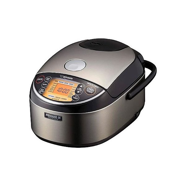 Panel de Arroz Elétrica Zojirushi NP-NWC10XB com Indução e Pressão - 5,5 Xícaras, 1L, 110V