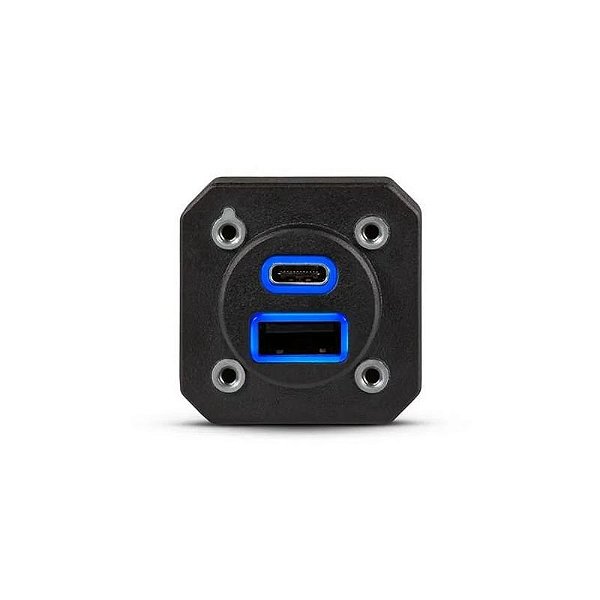 Carregador Garmin GSB 15 USB Tipo A e Tipo C - Modelo 010-02544-21
