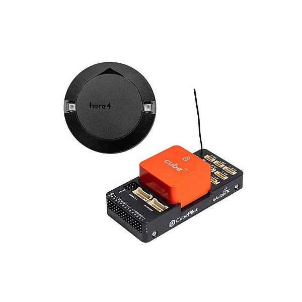 Cubo Laranja Hex Pixhawk 4 com GNSS RTK HERE4 - Precisão Avançada em Aeronaves Drones