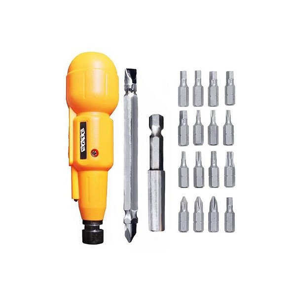 Conjunto de Ferramentas Recarregável Satellite A-TK81 - 20 Peças