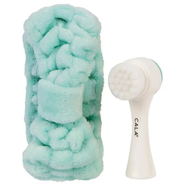 Conjunto de Pincéis e Faixa Facial Cala - Edição Limitada para Brilho e Estilo
